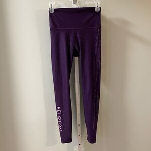 WITH Peloton Purple Athletic Leggings